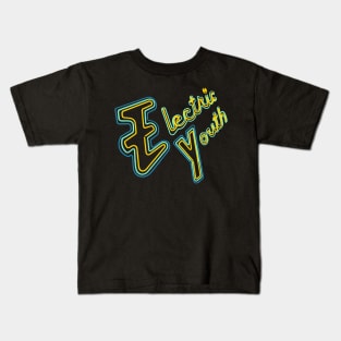 Electric Youth - 80s Aesthetic Tribute Design Kids T-Shirt